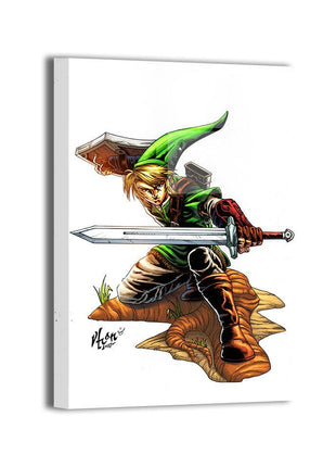 Link Wall Art | Legend of Zelda Fan Art | Snapping Turtle Gallery - Snapping Turtle Gallery