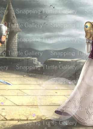 Link Zelda Art | Acrylic, Metal & Canvas - Snapping Turtle Gallery