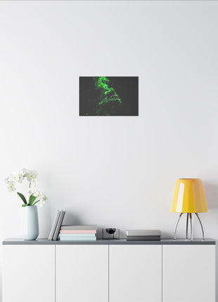 Lion Smoke Art | Acrylic, Metal & Canvas - Snapping Turtle Gallery