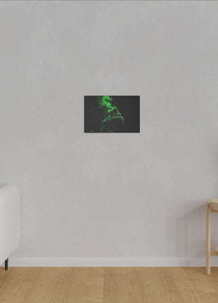Lion Smoke Art | Acrylic, Metal & Canvas - Snapping Turtle Gallery