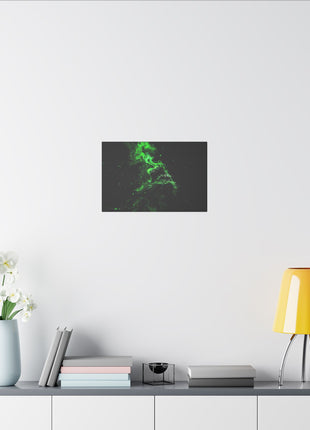 Lion Smoke Art | Acrylic, Metal & Canvas - Snapping Turtle Gallery