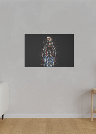 Lionel Messi Art | Acrylic, Metal & Canvas - Snapping Turtle Gallery