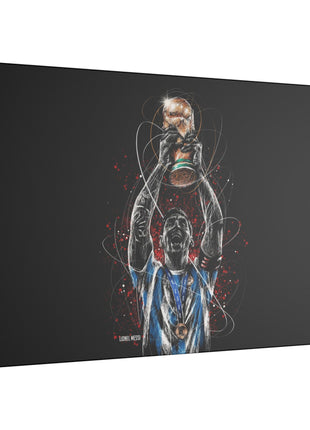 Lionel Messi Art | Acrylic, Metal & Canvas - Snapping Turtle Gallery