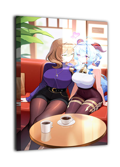 Lisa & Ganyu Wall Art | Genshin Impact Fan Art | Snapping Turtle Gallery [variant_option1] Print, Premium Wall Art by Snapping Turtle Gallery