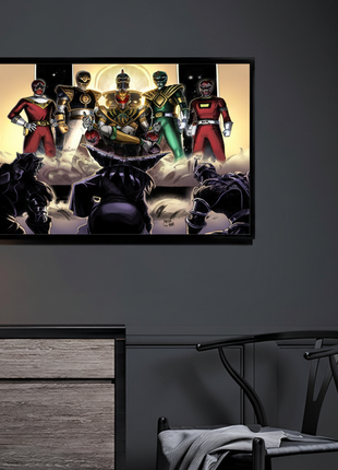Lord Drakkon Wall Art | Power Rangers Acrylic, Metal & Canvas - Snapping Turtle Gallery