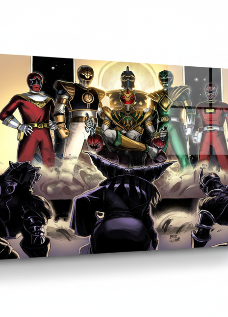 Lord Drakkon Wall Art | Power Rangers Acrylic, Metal & Canvas - Snapping Turtle Gallery