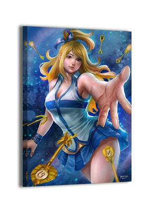 Lucy Heartfilia Wall Art | Fairy Tail Ultra-HD Acrylic & Metal Prints - Snapping Turtle Gallery