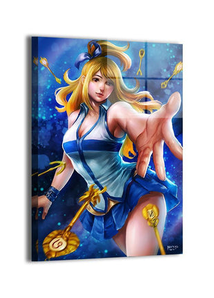 Lucy Heartfilia Wall Art | Fairy Tail Ultra-HD Acrylic & Metal Prints - Snapping Turtle Gallery
