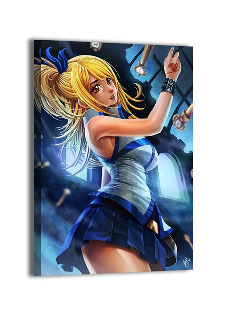 Lucy Heartfilia Wall Art | Fairy Tail Anime Acrylic, Metal & Canvas - Snapping Turtle Gallery