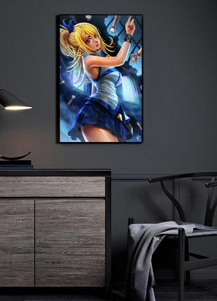 Lucy Heartfilia Wall Art | Fairy Tail Anime Acrylic, Metal & Canvas - Snapping Turtle Gallery