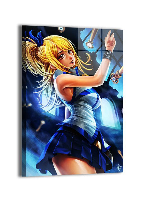 Lucy Heartfilia Wall Art | Fairy Tail Anime Acrylic, Metal & Canvas - Snapping Turtle Gallery