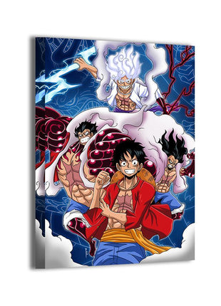 Luffy Wall Art | One Piece Ultra-HD Acrylic, Metal & Canvas Print - Snapping Turtle Gallery