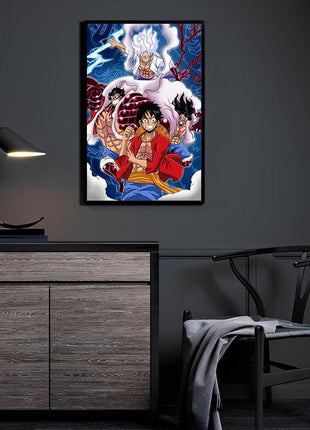 Luffy Wall Art | One Piece Ultra-HD Acrylic, Metal & Canvas Print - Snapping Turtle Gallery