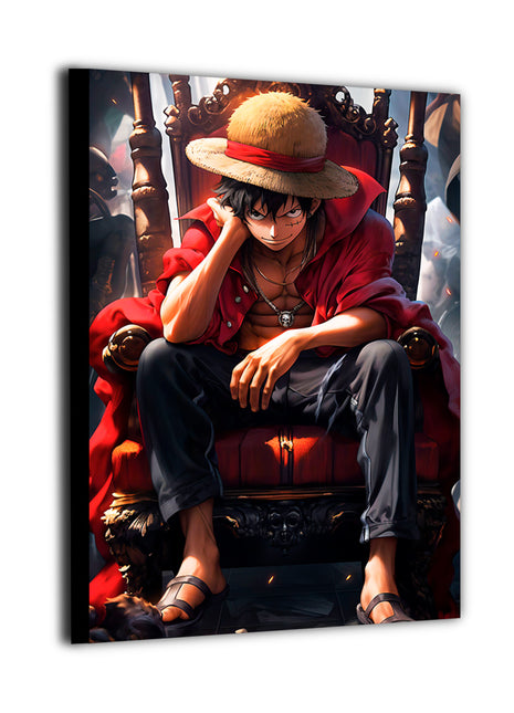 Luffy One Piece Art | Acrylic, Metal & Canvas - Snapping Turtle Gallery