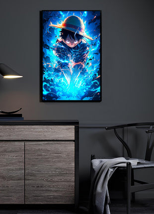 Luffy Wall Art | One Piece Ultra-HD Acrylic, Metal & Canvas Print - Snapping Turtle Gallery