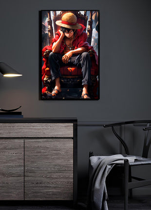 Luffy Wall Art | One Piece Ultra-HD Acrylic, Metal & Canvas Print - Snapping Turtle Gallery
