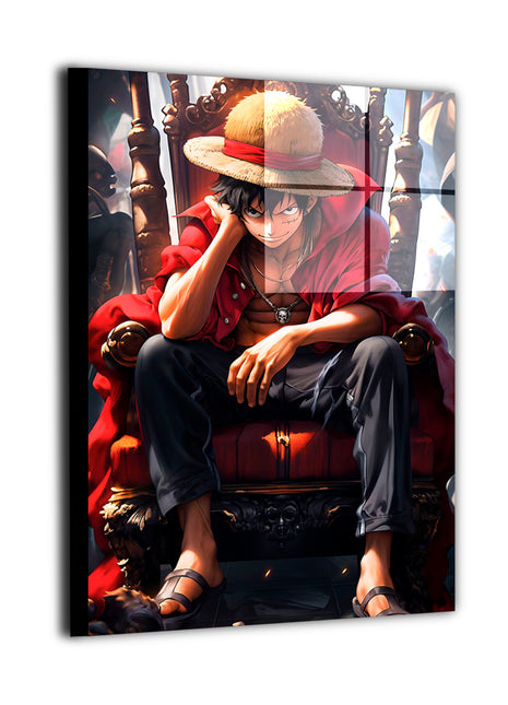 Luffy One Piece Art | Acrylic, Metal & Canvas - Snapping Turtle Gallery