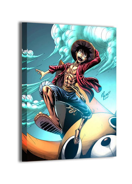 Luffy Wall Art | One Piece Fan Art | Snapping Turtle Gallery - Snapping Turtle Gallery