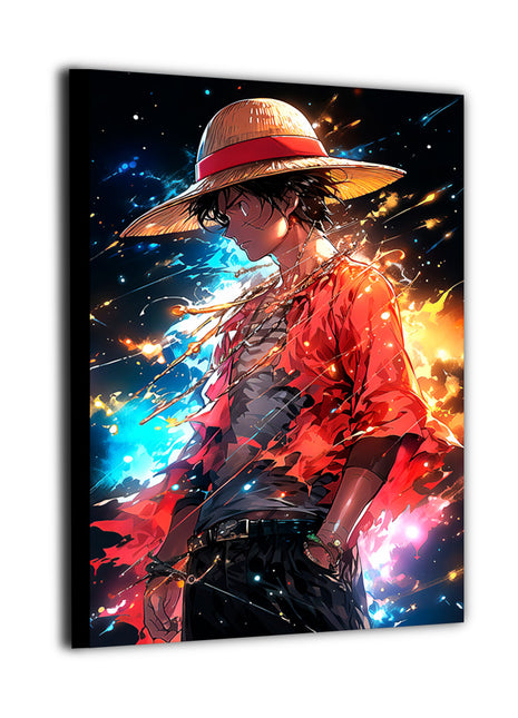 Luffy One Piece Art | Acrylic, Metal & Canvas - Snapping Turtle Gallery