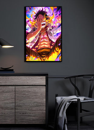 Luffy Wall Art | One Piece Fan Art | Snapping Turtle Gallery - Snapping Turtle Gallery