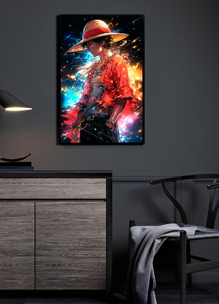 Luffy Wall Art | One Piece Ultra-HD Acrylic, Metal & Canvas Print - Snapping Turtle Gallery