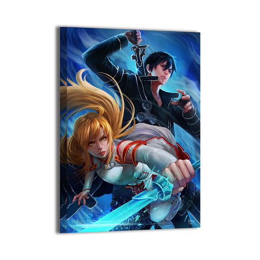 Lunar Fury Wall Art Canvas Print – X-23 Marvel X-Men by Ryan Pasibe and Marvin Tabacon