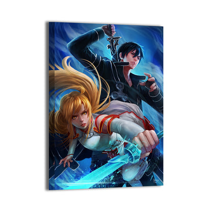 Lunar Fury Wall Art Canvas Print – X-23 Marvel X-Men by Ryan Pasibe and Marvin Tabacon