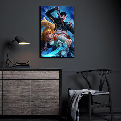 Lunar Fury Wall Art Room Mockup – X-23 Marvel X-Men by Ryan Pasibe and Marvin Tabacon