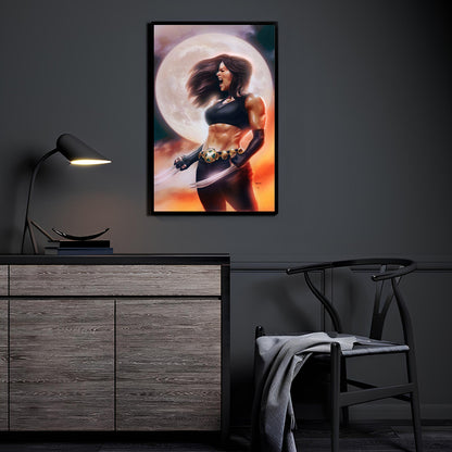 Lunar Fury Wall Art Room Mockup – X-23 Marvel X-Men by Ryan Pasibe and Marvin Tabacon