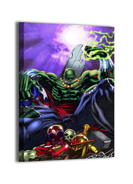 Maestro Wall Art | Marvel Hulk Ultra-HD Acrylic, Metal & Canvas Print - Snapping Turtle Gallery