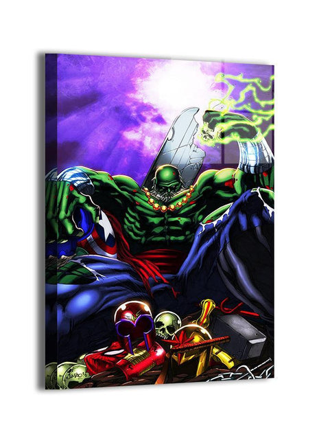 Maestro Wall Art | Marvel Hulk Ultra-HD Acrylic, Metal & Canvas Print - Snapping Turtle Gallery