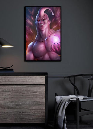 Majin Buu Wall Art | Dragon Ball Z Acrylic, Metal & Canvas Print - Snapping Turtle Gallery
