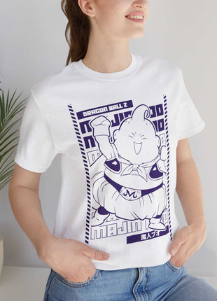 Majin Buu Majin Might White Edition Dragon Ball Z Shirt - Snapping Turtle Gallery