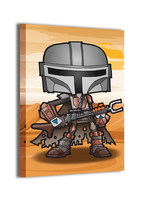 Mandalorian Wall Art | Star Wars Ultra-HD Acrylic Metal & Canvas Print - Snapping Turtle Gallery