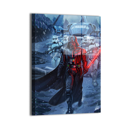 March of the Dark Side Wall Art Metal Print – Darth Vader by Audia Pahlevi