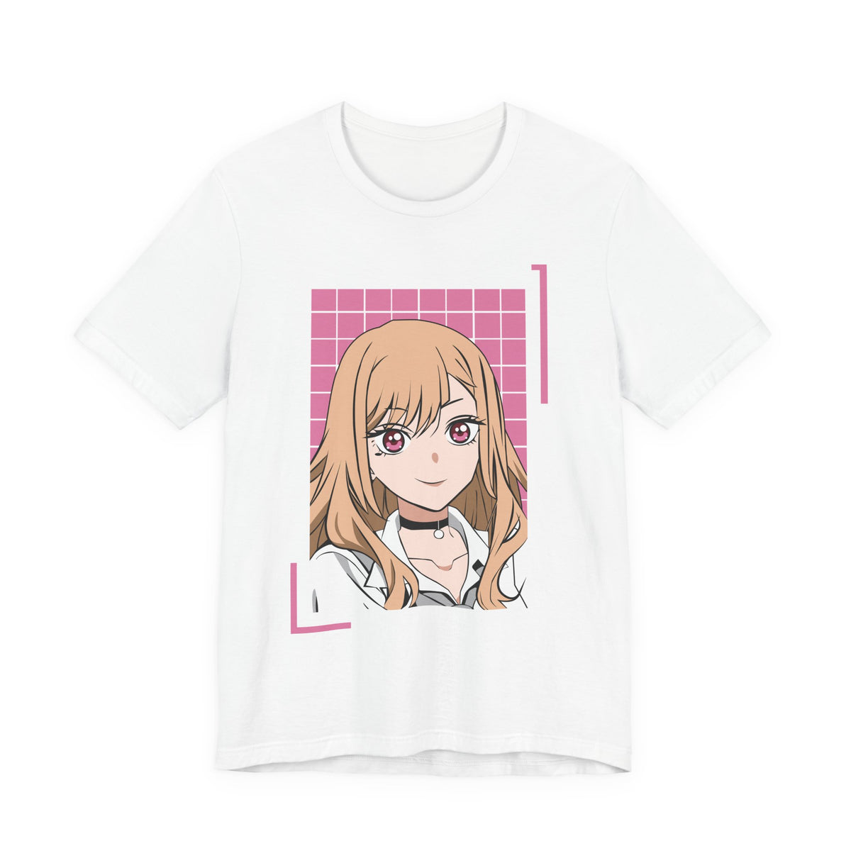 Marin Kitagawa Pink Grid My Dress-Up Darling Anime Shirt Black / 2XL – by Snapping Turtle Gallery