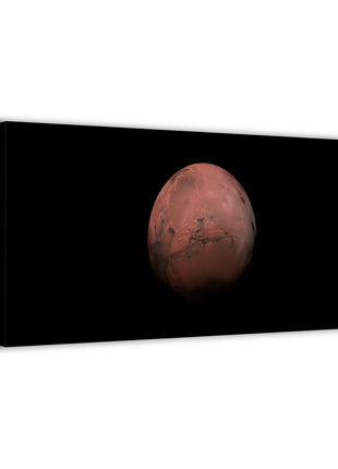 Space Wall Art | Red Frontier Mars Planet HD Acrylic, Metal & Canvas - Snapping Turtle Gallery