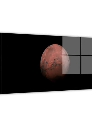 Space Wall Art | Red Frontier Mars Planet HD Acrylic, Metal & Canvas - Snapping Turtle Gallery