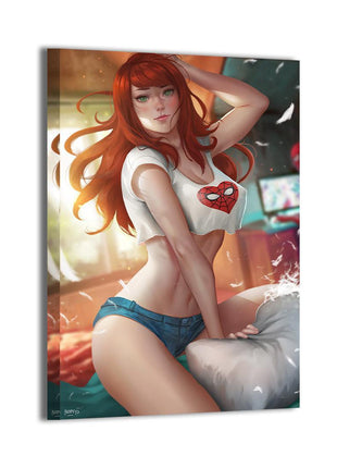 Mary Jane Watson Wall Art | Spider-Man Acrylic, Metal & Canvas Print - Snapping Turtle Gallery