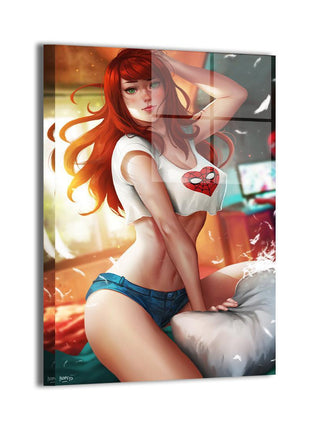 Mary Jane Watson Wall Art | Spider-Man Acrylic, Metal & Canvas Print - Snapping Turtle Gallery
