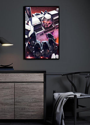Megatron Wall Art | Transformers Fan Art | Snapping Turtle Gallery [variant_option1] Print, Premium Wall Art by Snapping Turtle Gallery