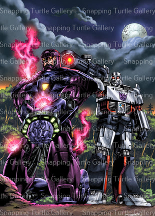 Megatron Wall Art | Transformers Fan Art | Snapping Turtle Gallery [variant_option1] Print, Premium Wall Art by Snapping Turtle Gallery
