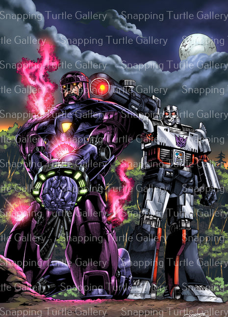 Megatron Wall Art | Transformers Fan Art | Snapping Turtle Gallery [variant_option1] Print, Premium Wall Art by Snapping Turtle Gallery
