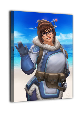 Mei Wall Art | Overwatch Acrylic, Metal & Canvas - Snapping Turtle Gallery
