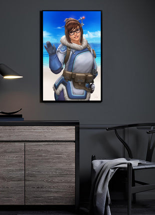 Mei Wall Art | Overwatch Acrylic, Metal & Canvas - Snapping Turtle Gallery