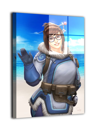 Mei Wall Art | Overwatch Acrylic, Metal & Canvas - Snapping Turtle Gallery