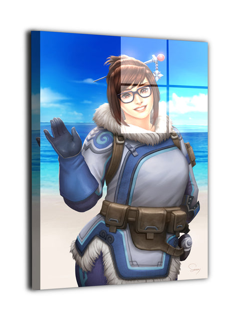 Mei Wall Art | Overwatch Acrylic, Metal & Canvas - Snapping Turtle Gallery