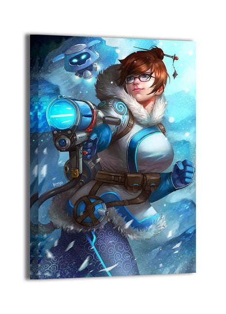 Mei Wall Art | Overwatch Ultra-HD Acrylic, Metal & Canvas Print - Snapping Turtle Gallery