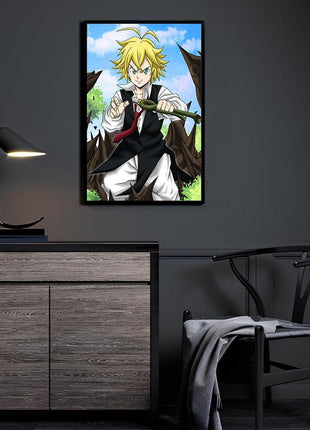 Meliodas Wall Art | Seven Deadly Sins HD Acrylic, Metal & Canvas Print - Snapping Turtle Gallery