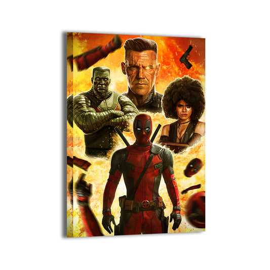 Merc with a Crew Wall Art Canvas Print – Deadpool by Marvin Tabacon